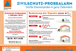 Zivilschutz Probealarm