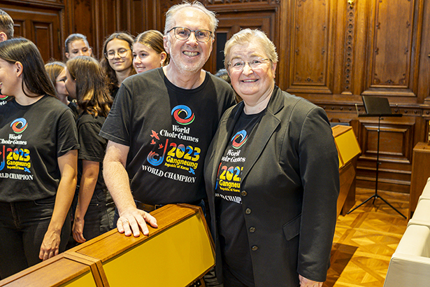 Leidenschaft für den Gesang eint Günter und Maria Fürntratt.