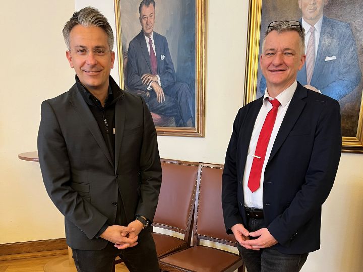 Bildungsstadtrat Kurt Hohensinner und Finanzstadtrat Manfred Eber