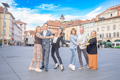 Andrea Fink (Sozialamt), Kurt Hohensinner, Conny Leban-Ibrakovic, Patrizia Stieder-Zebedin, Thomas Rajakovics,Claudia Eichler