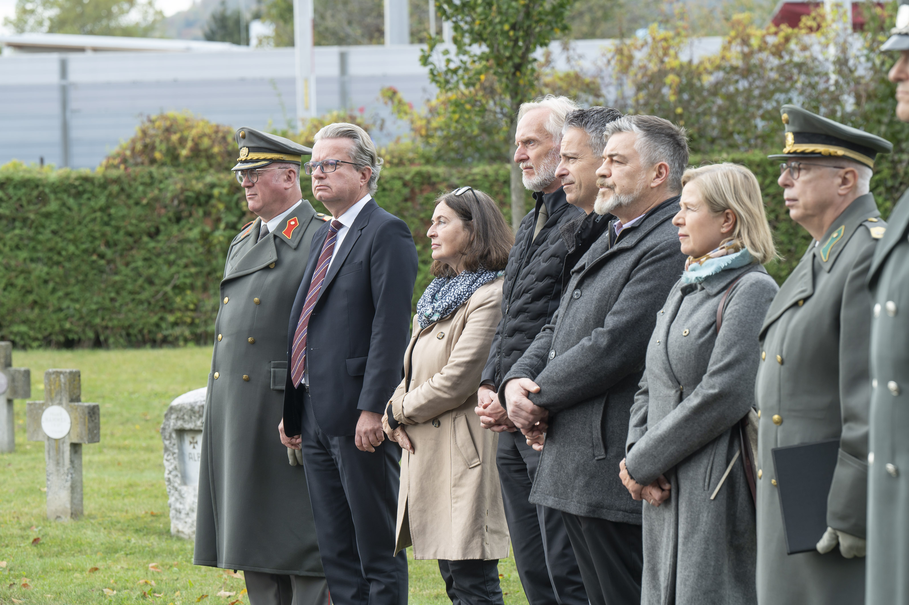 Totengedenken an die Opfer der beiden Weltkriege.