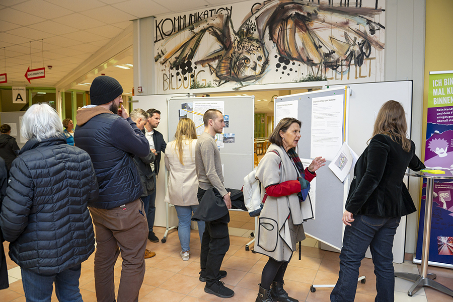 Großes Interesse bei der Präsenation des Stadtteilleitbilds Jakomini Süd.