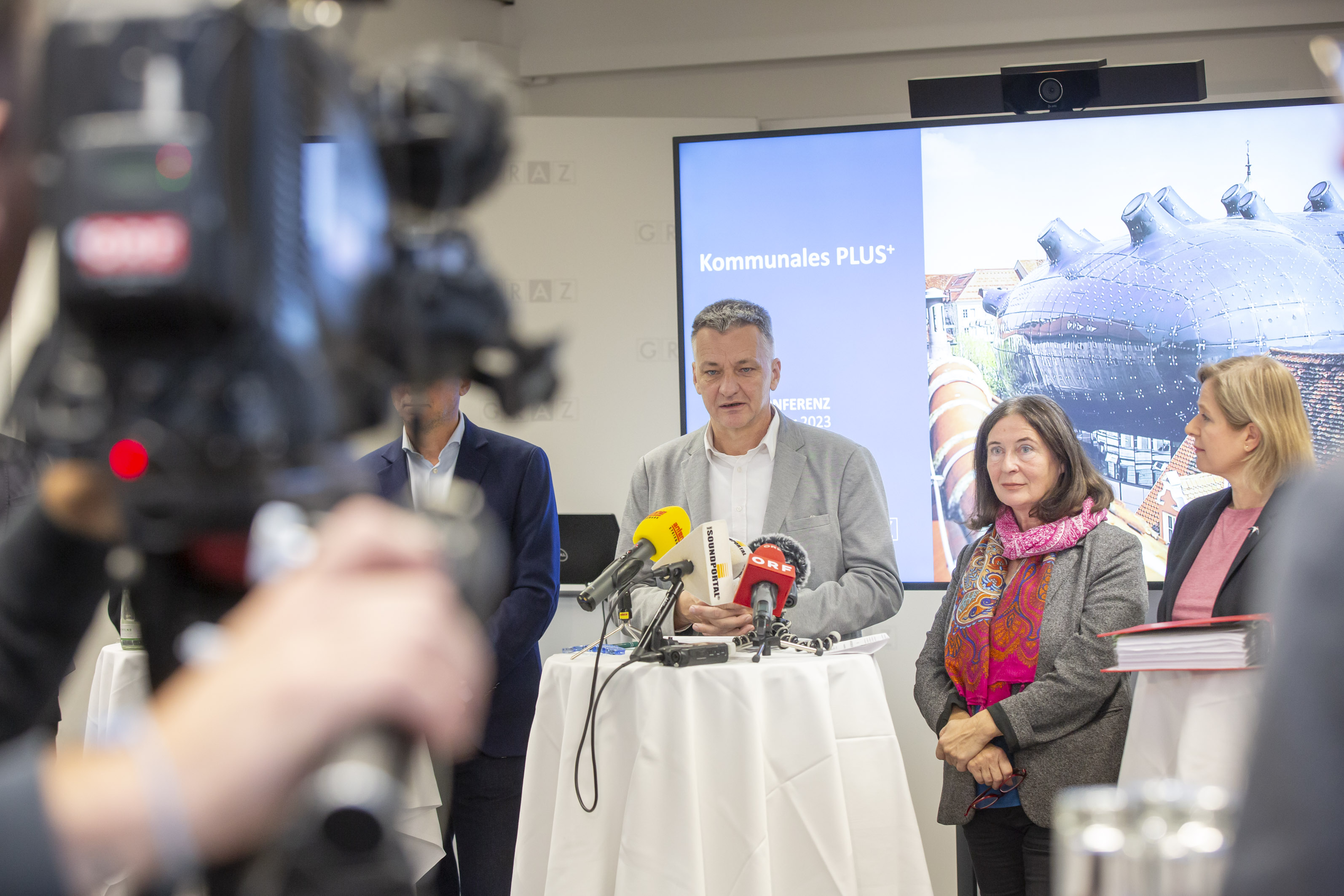 Pressekonferenz zum Thema "Kommunales Plus"