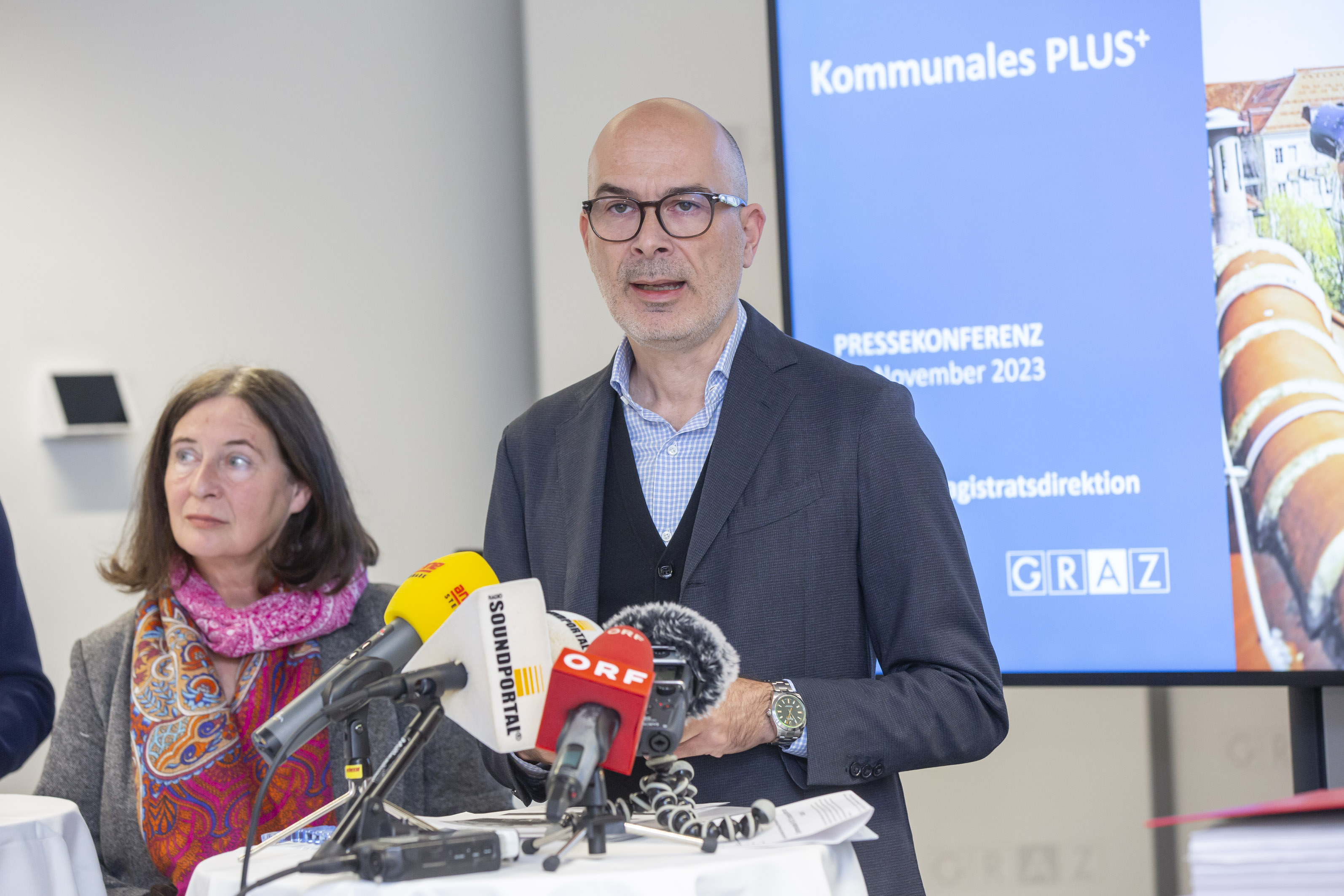 Pressekonferenz zum Thema "Kommunales Plus"