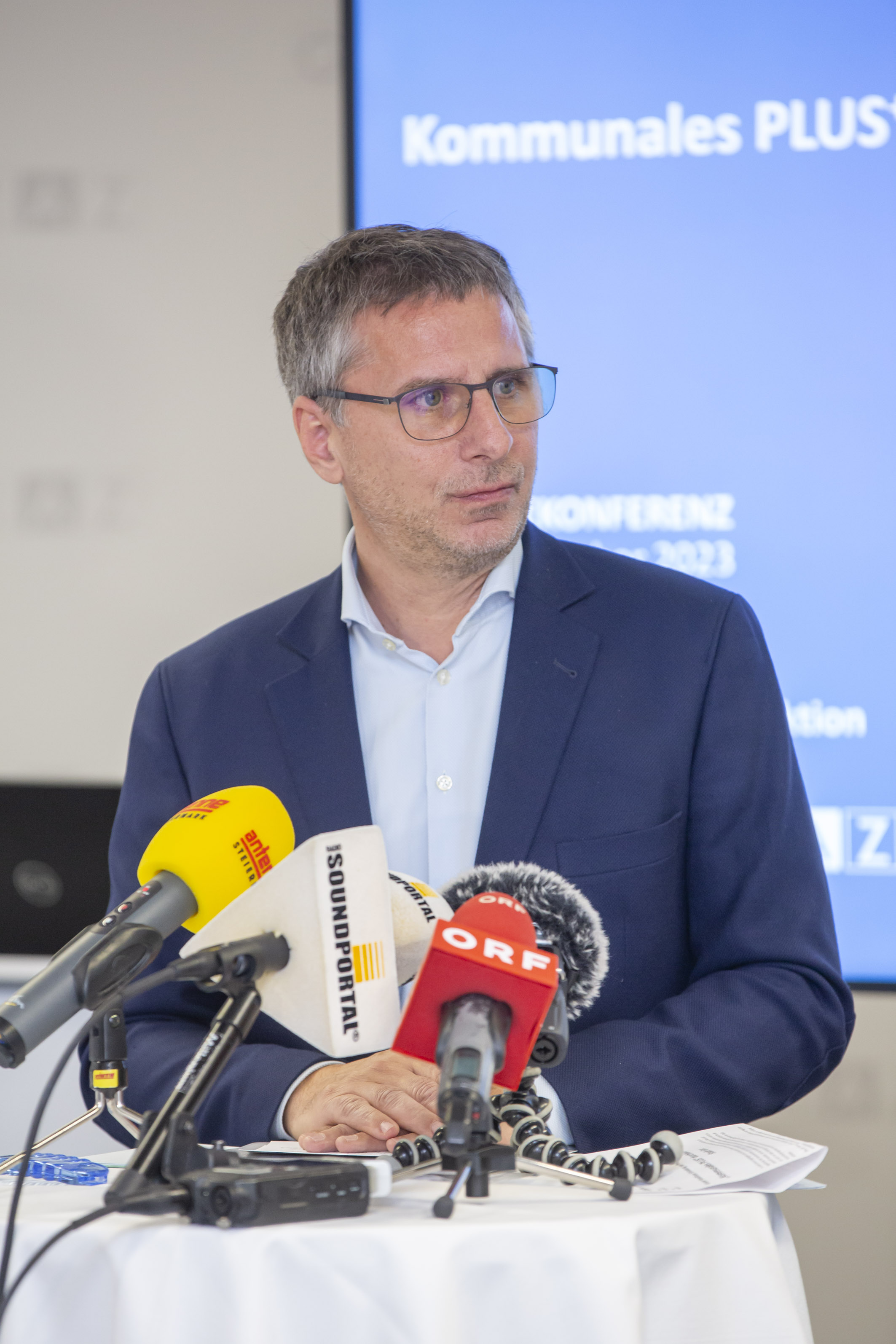 Pressekonferenz zum Thema "Kommunales Plus"