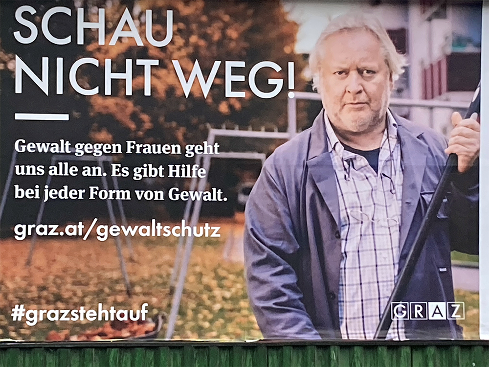 #grazstehtauf mit Gregor Seberg (Standort: Puchstraße)