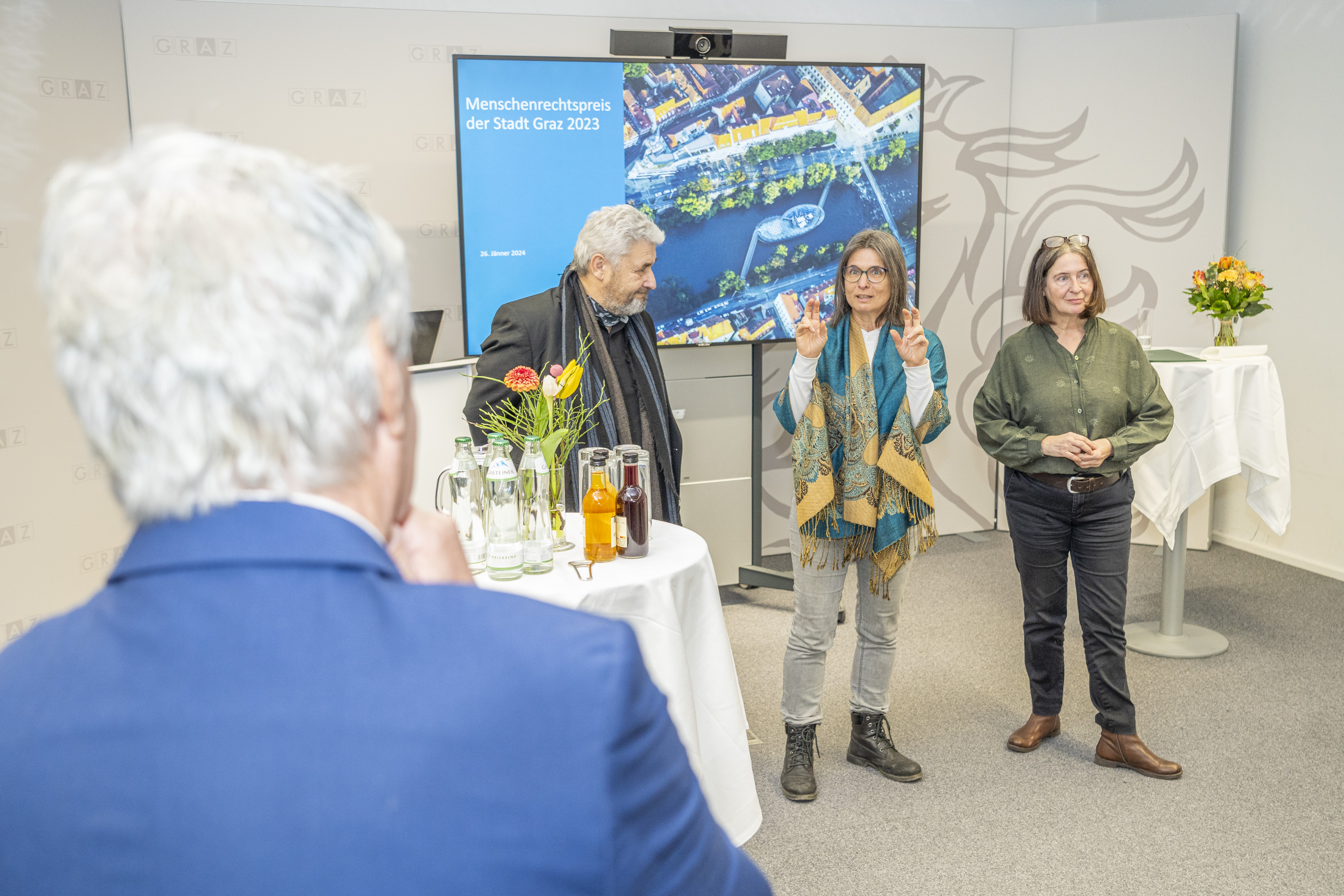 Impressionen der Menschenrechtspreisverleihung