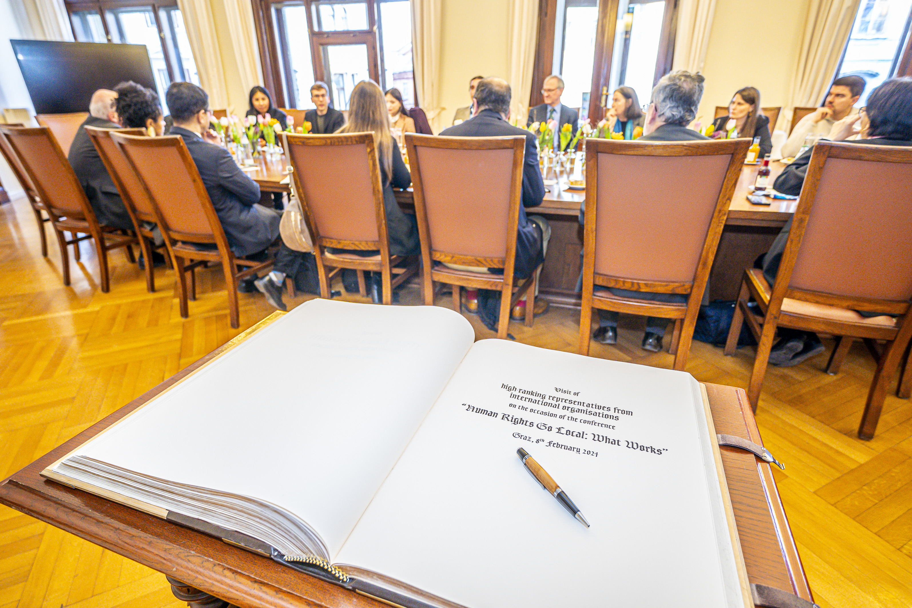 Goldenes Buch der Stadt Graz © Stadt Graz/Fischer Goldenes Buch der Stadt Graz