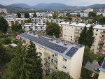 Die Photovoltaik-Anlage in der Schippingerstraße.