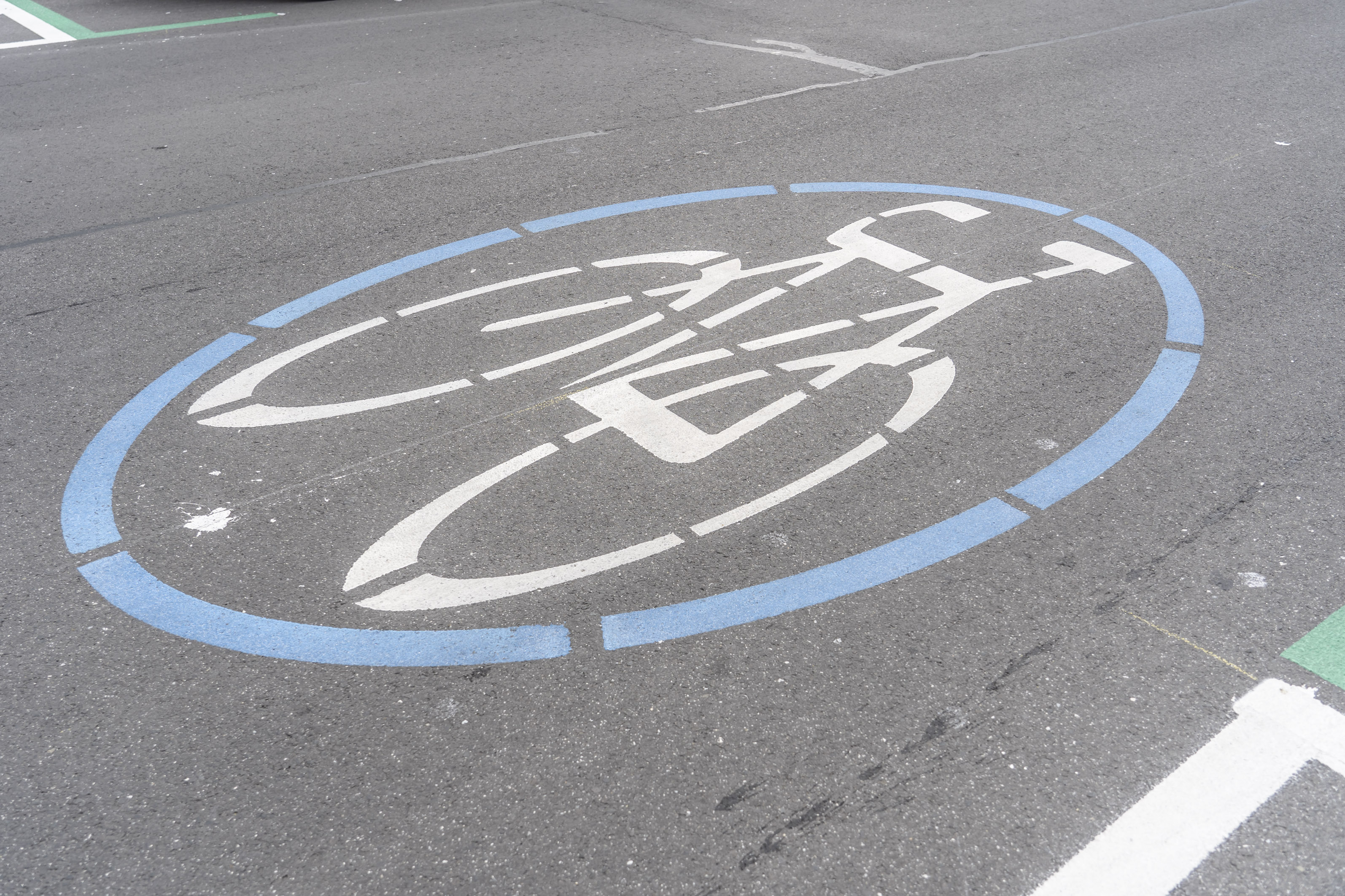 Fahrradstraße Piktogramm 
