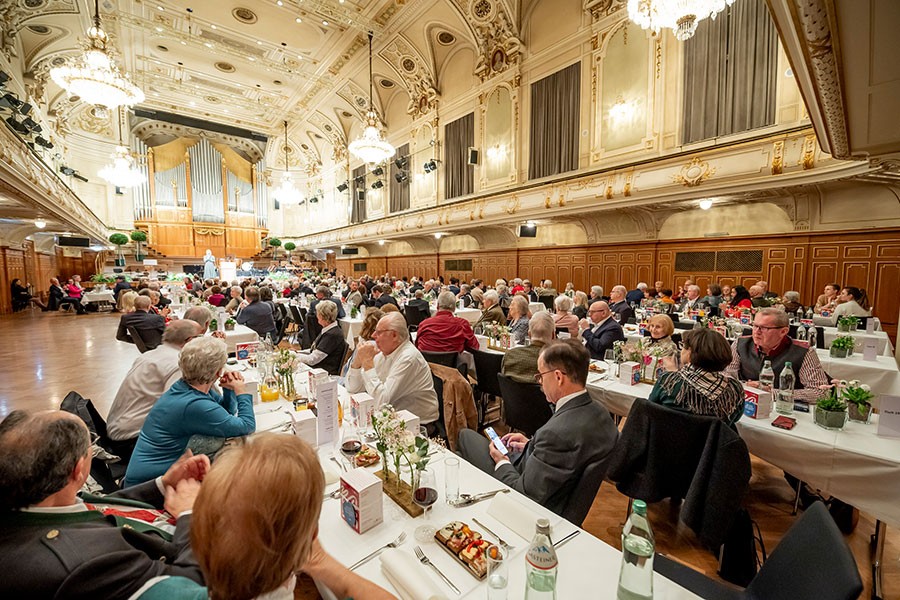 Der Stefaniensaal war voll. © Stadt Graz/Fischer Der Stefaniensaal war voll.