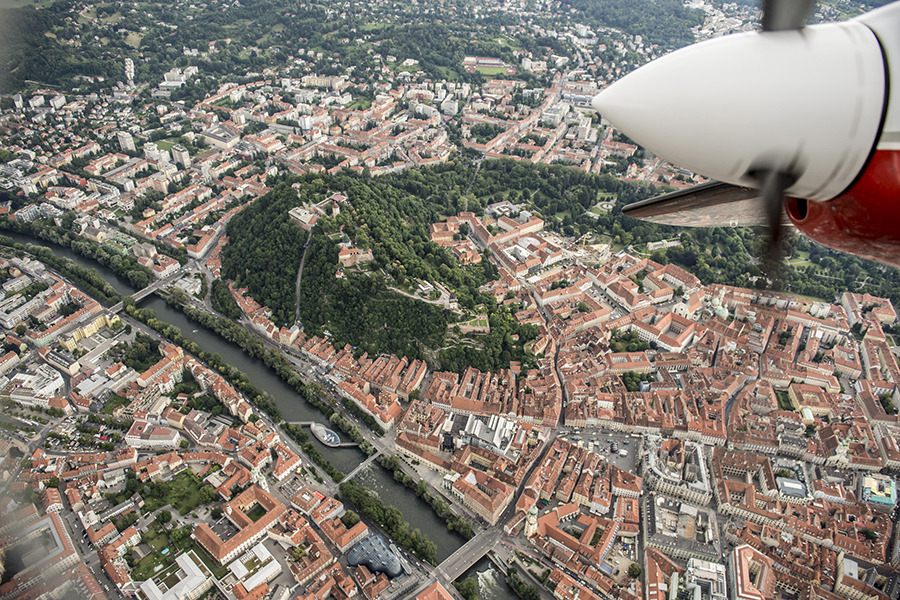 Hoch hinaus: Die Befliegungen haben Tradition – Aufnahme aus dem Jahr 2014.,