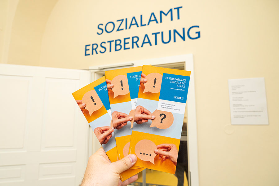 Die Erstberatungsstelle ist im Erdgeschoss des Amtshauses eingezogen. © Stadt Graz/Fischer Die Erstberatungsstelle ist im Erdgeschoss des Amtshauses eingezogen.