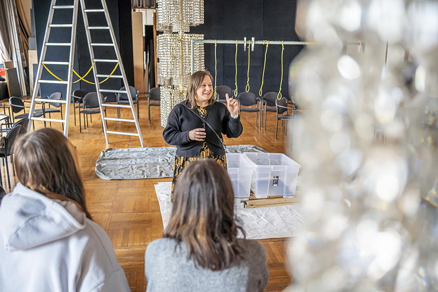 Die Führung übernahm Martina Koller-Maier (Audience Development & Netzwerk-Betreuung).