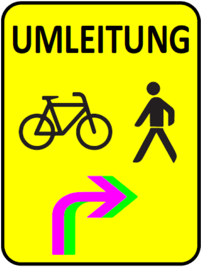 Umleitungsplan