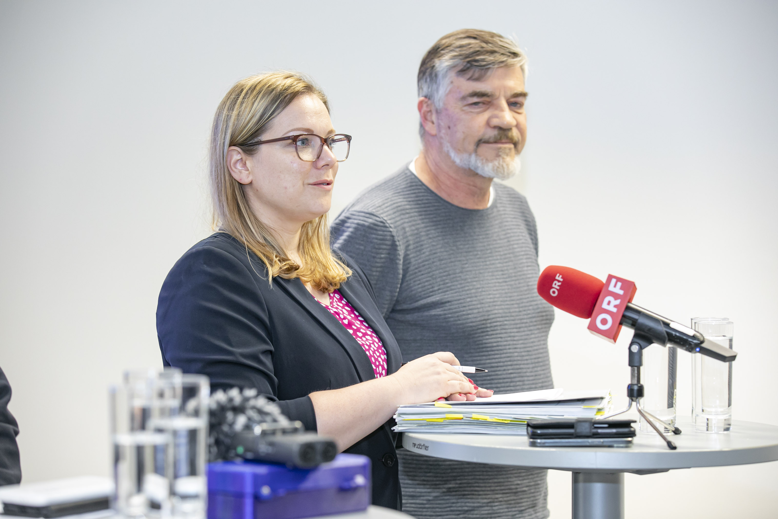 Vorentscheidung für die Fußballzukunft: Daniela Schlüsselberger, Karl Dreisiebner 