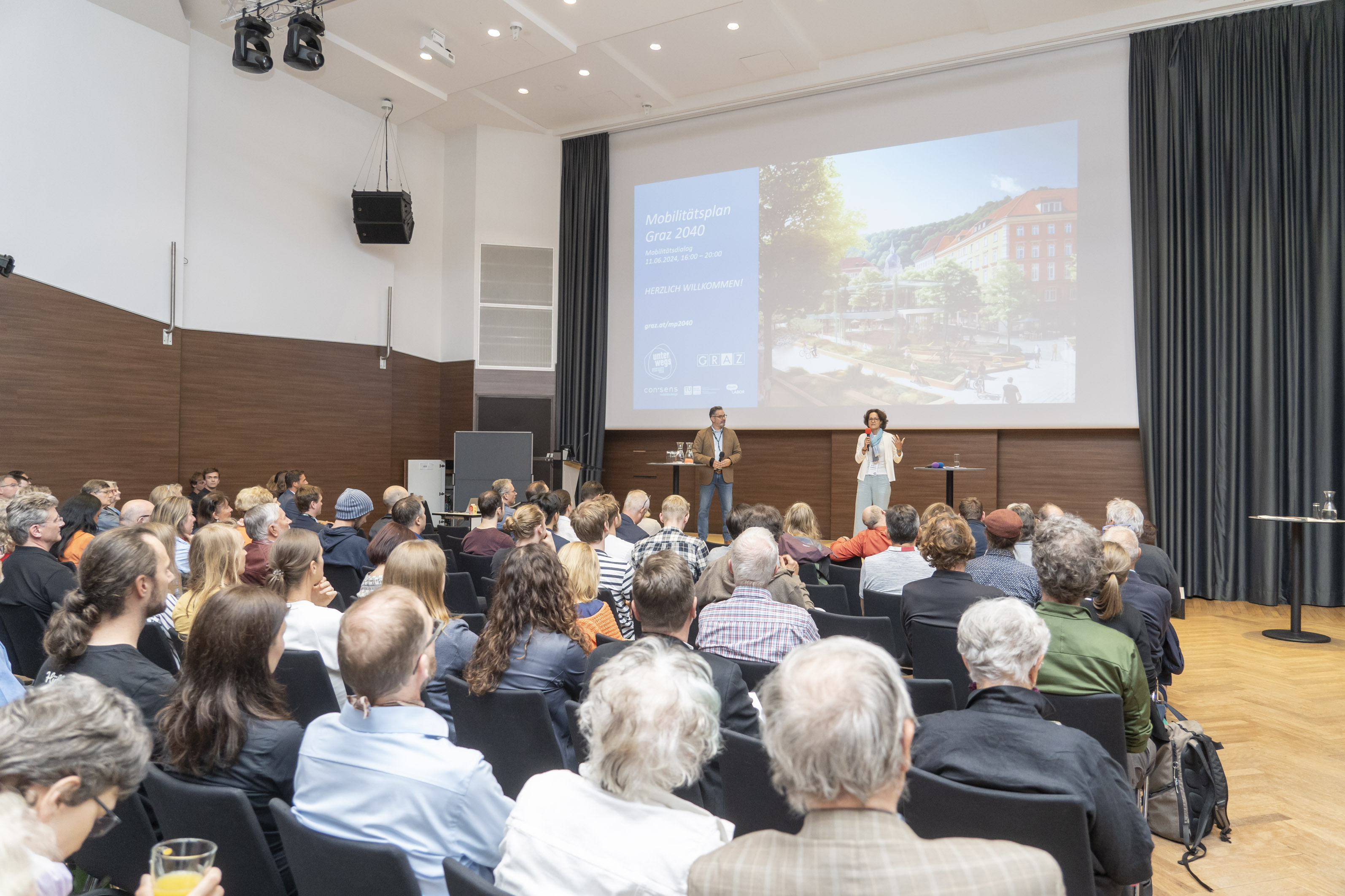 Graz macht mobil: Großer Andrang beim ersten Mobilitätsdialog im Congress.