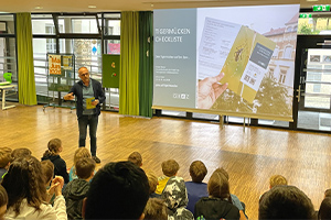 Mit Spannung waren die Kinder bei dem Vortrag dabei. © Stadt Graz/Wieser Mit Spannung waren die Kinder bei dem Vortrag dabei.