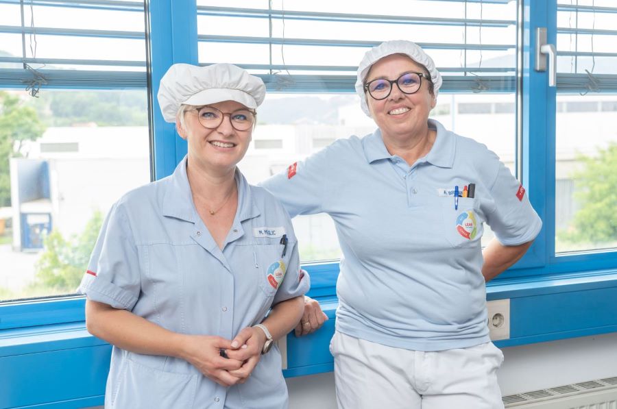 Mirjana Meglic (l.) und Andrea Brunner schaukeln die Produktion in Graz.
