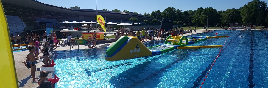 Wasserchallenge im Sportbad Auster am 5. und 6. Juli - stelle dich der Herausforderung!