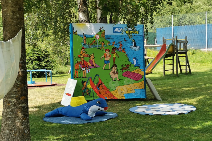 Badesicherheitsspiel für Schwimmanfänger:innen