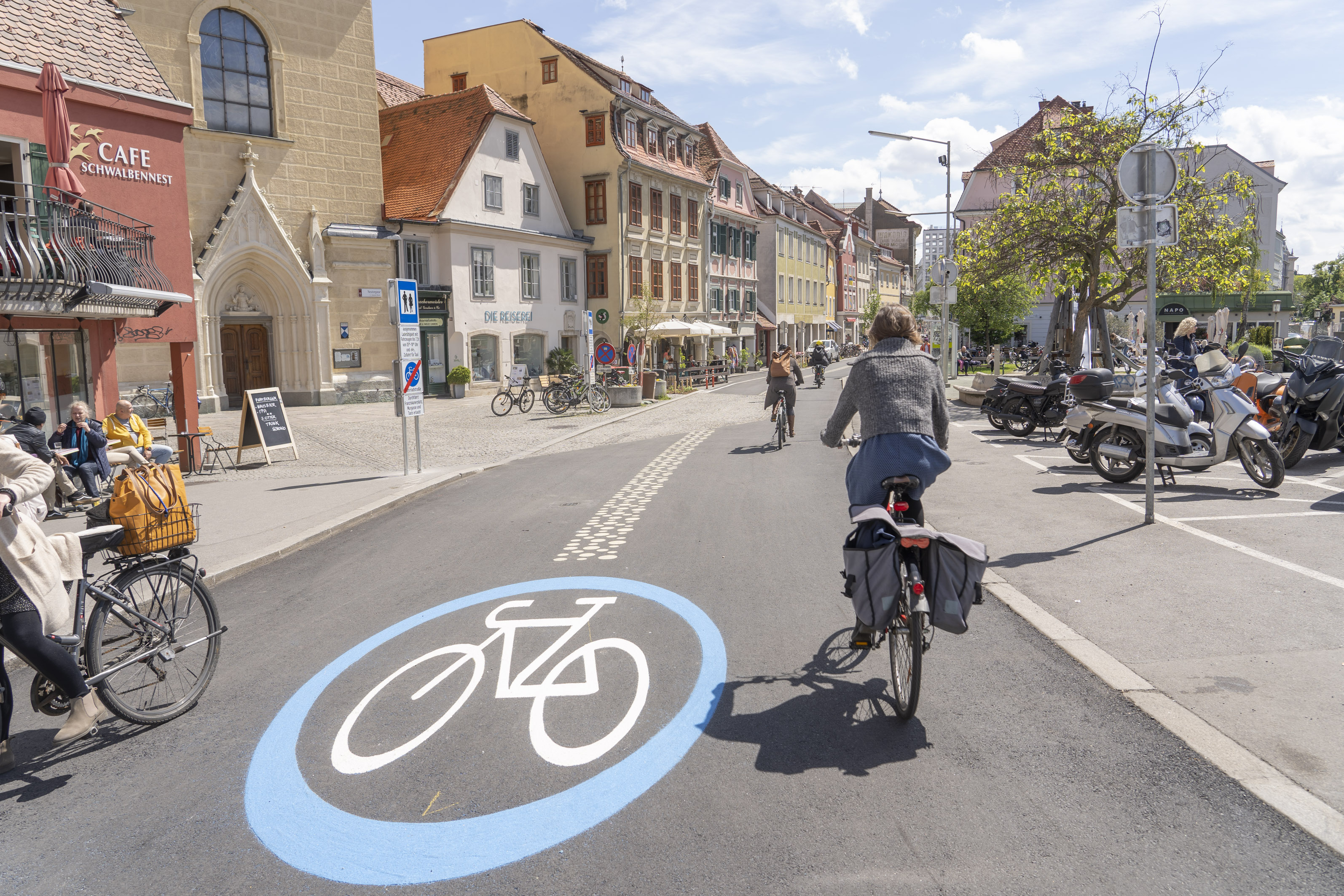Fahrradstraße Obere Neutorgasse