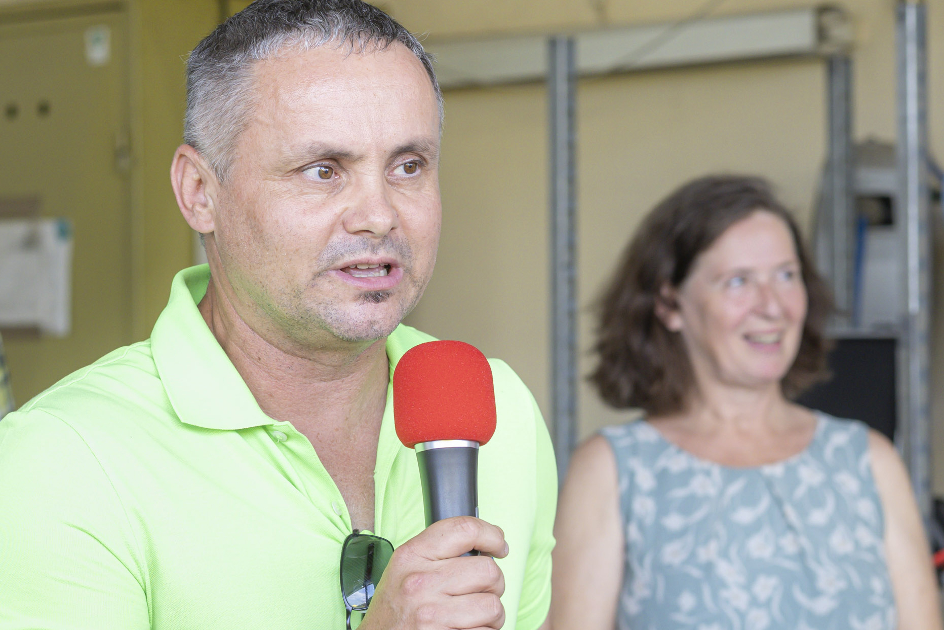 Stadt- und Grünraum-Abteilungsleiter Martin Nigitz zeugte sich stolz auf seine Mitarbeiter:innen und sprach Dank aus. © Stadt Graz/Fischer Stadt- und Grünraum-Abteilungsleiter Martin Nigitz zeugte sich stolz auf seine Mitarbeiter:innen und sprach Dank aus.