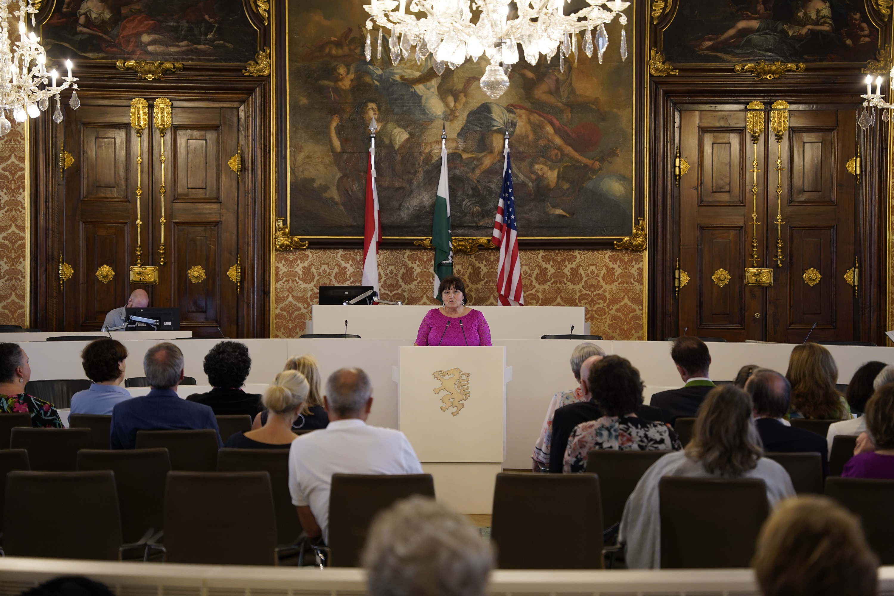 Manuela Khom beim AIMS-Festakt