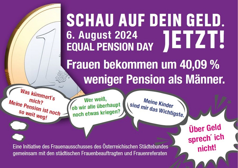 Karte zum Equal Pension Day 2024