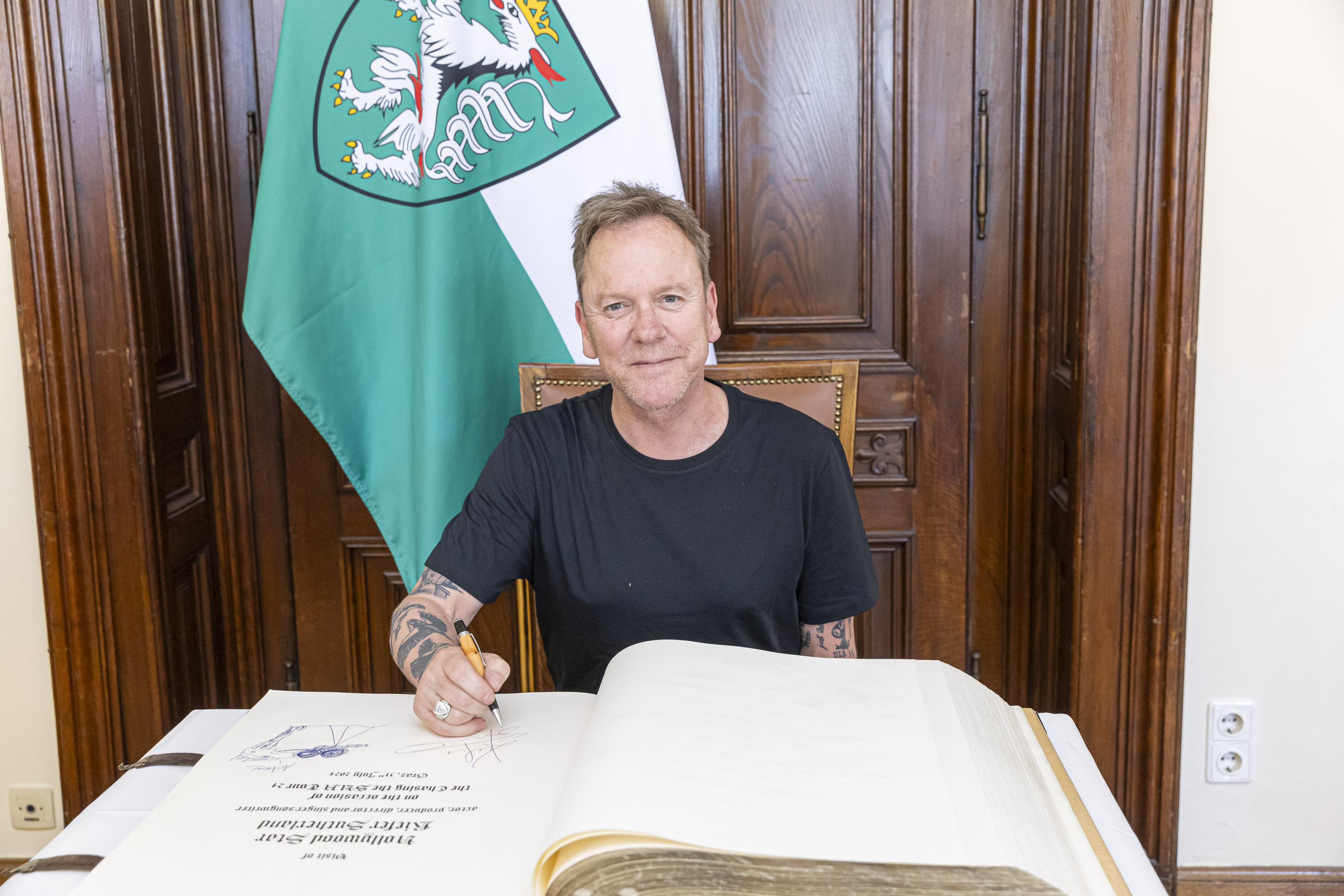 Verewigt im Goldenen Buch der Stadt Graz.