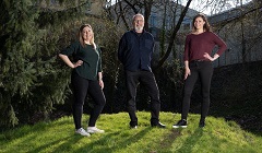 Corinna Berger, Martin Pichler und Sandra Fuchs (v. l.) begleiten Pflegekinder und deren Familien.