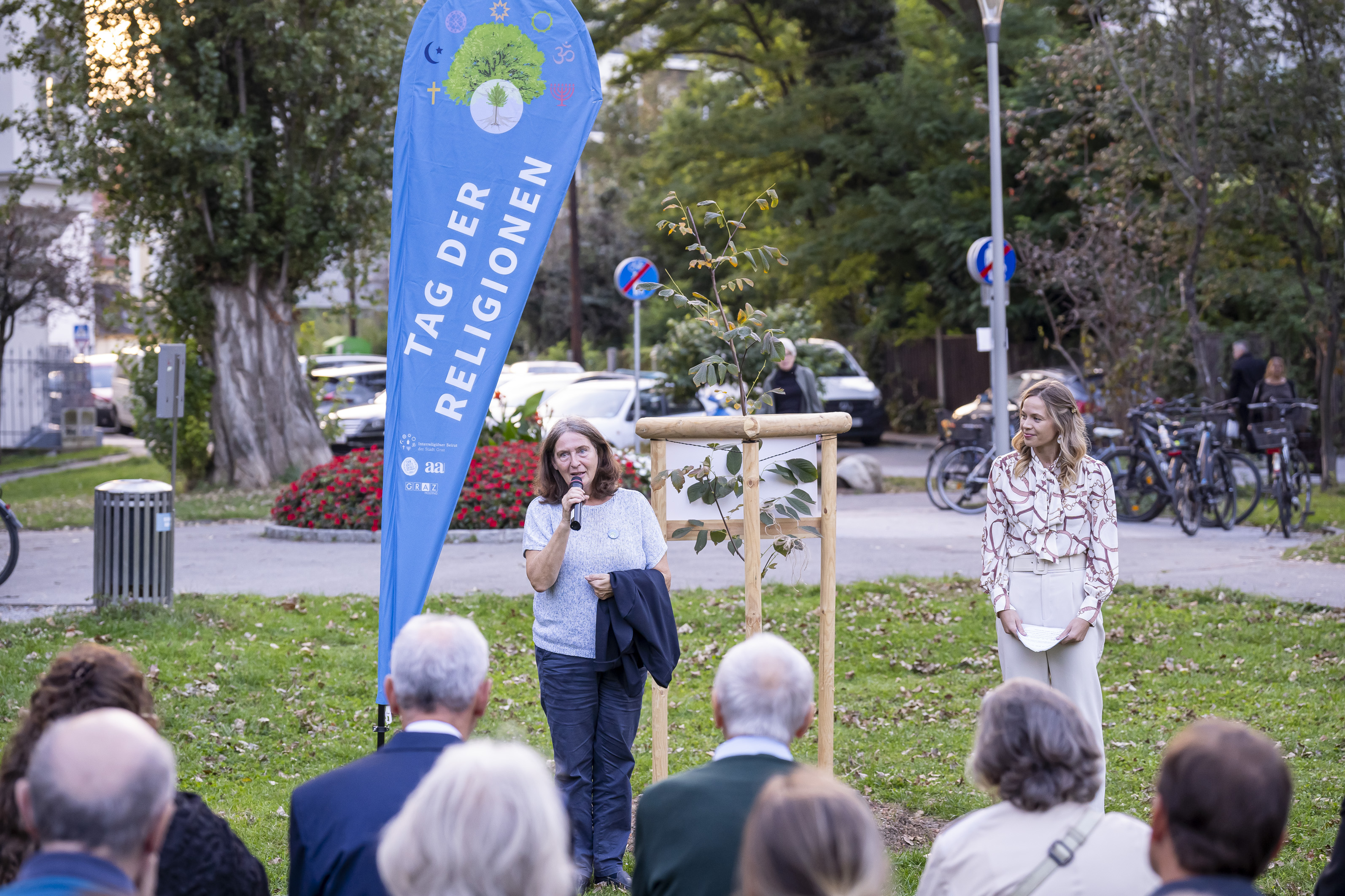 Dankesworte der Bürgermeisterin Elke Kahr auf der Abschlussveranstaltung im Volksgarten