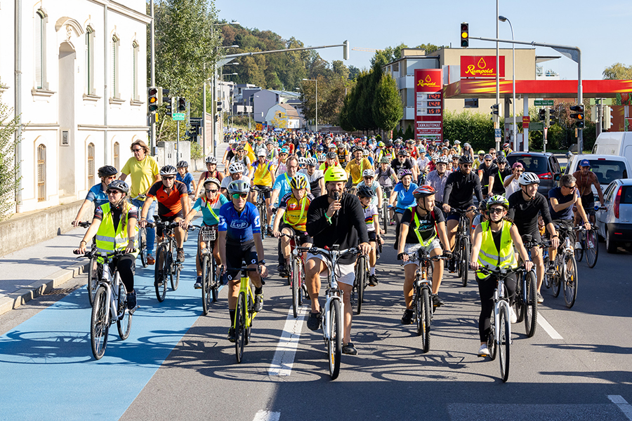Teilnehmer:innenrekord bei der Tour de Graz am Europaweiten Autofreien Tag.