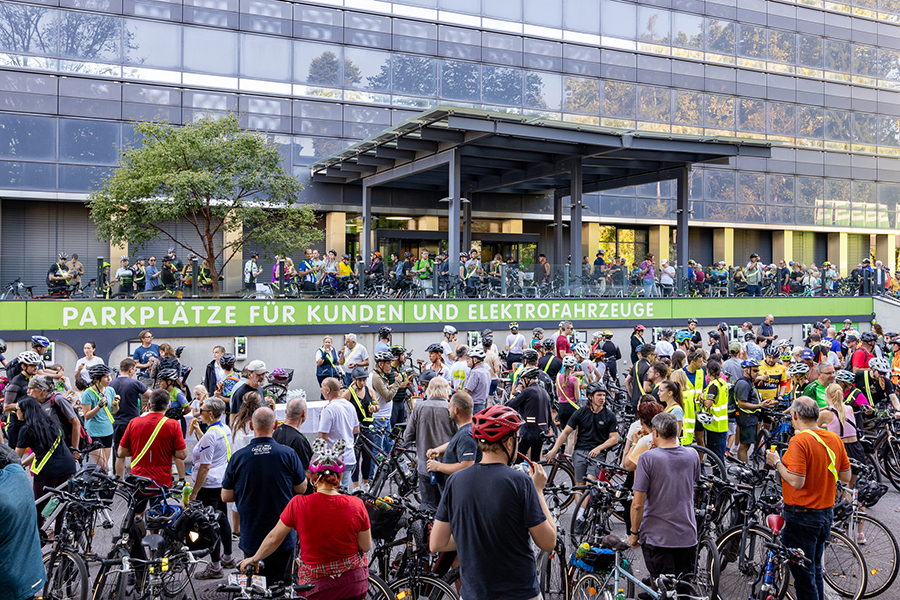 Teilnehmer:innenrekord bei der Tour de Graz am Europaweiten Autofreien Tag.