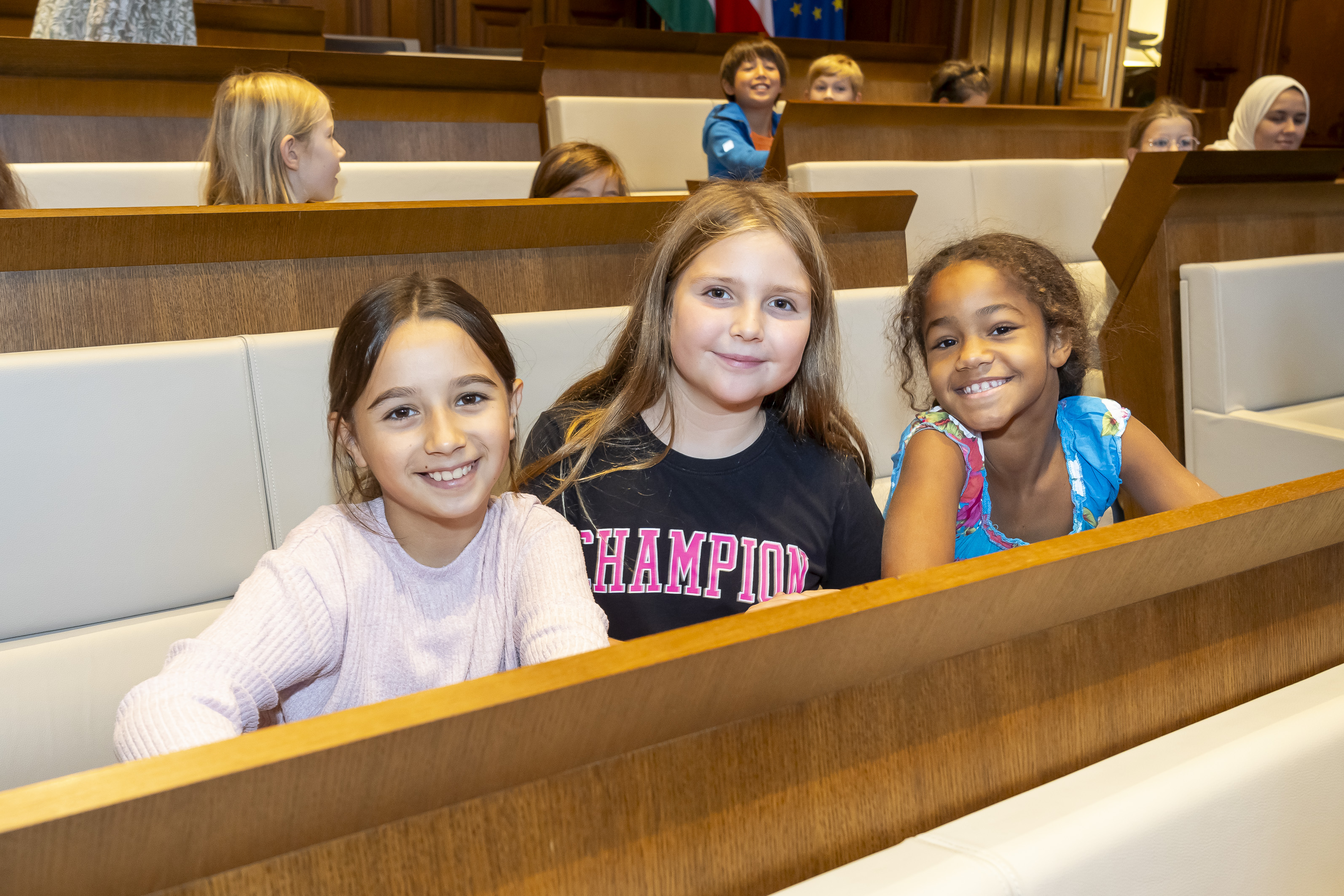 Impressionen des Besuchs der Volksschule. © Stadt Graz/Fischer Impressionen des Besuchs der Volksschule.