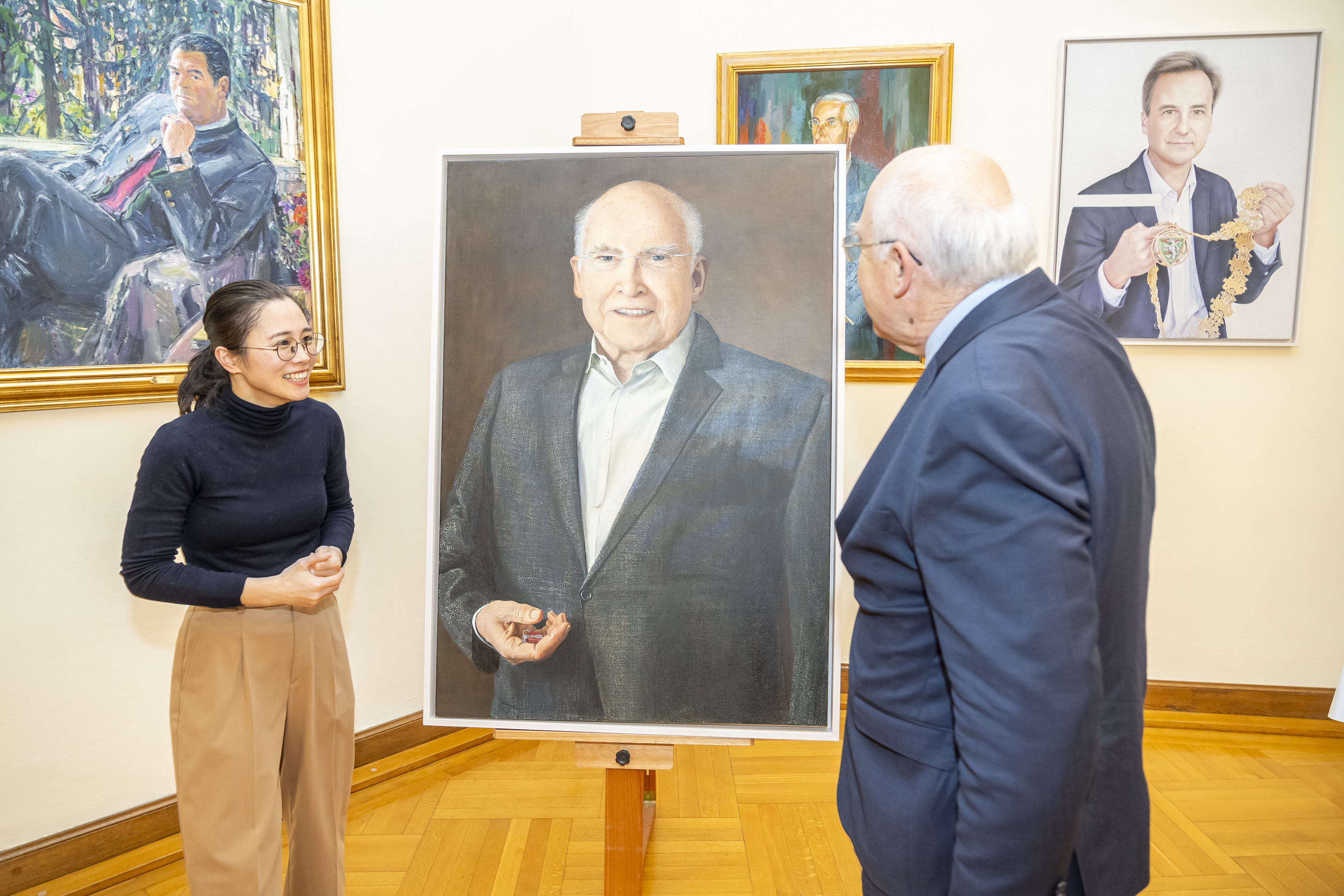 Mehr Impressionen der feierlichen Porträtenthüllung