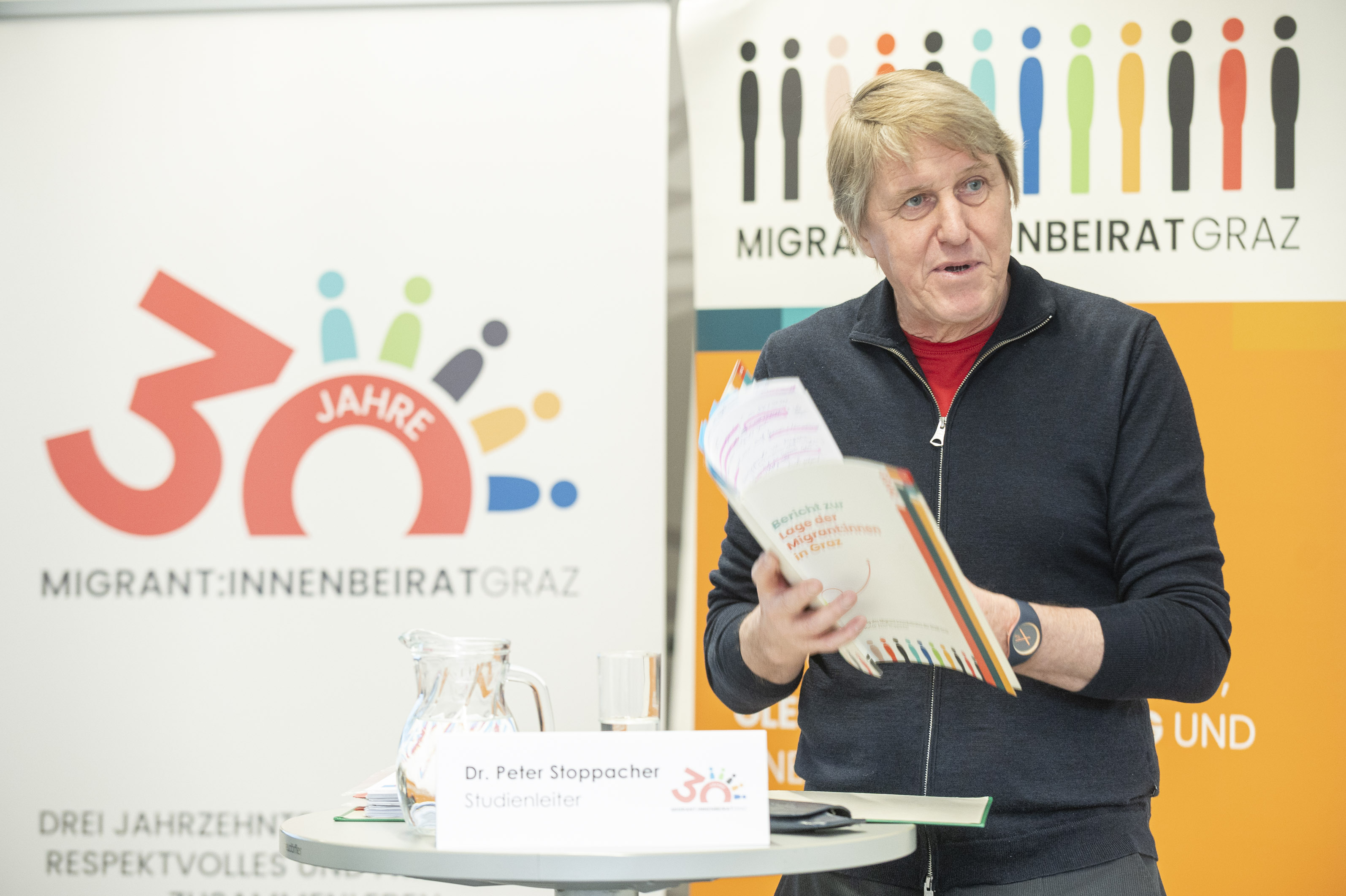 Pressekonferenz zum 30-jährigen Jubiläum des Migrant:innenbeirates