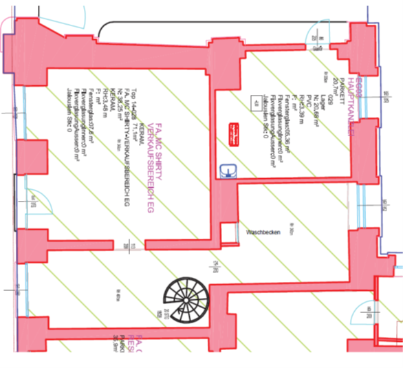 Grundrissplan