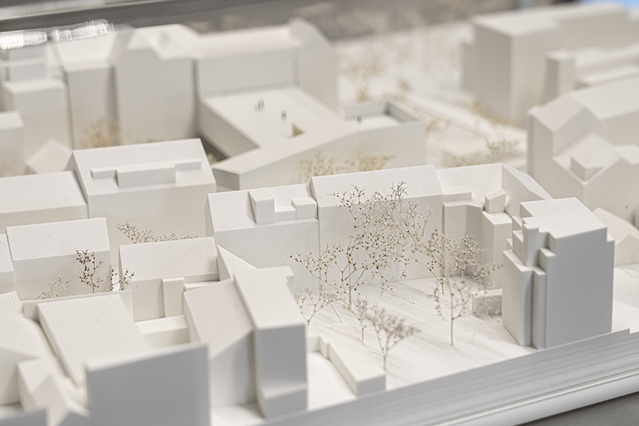 Präsentation des Siegerprojekts des Architekturwettbewerb VS Bertha-von-Suttner und MS+PTS Albert Schweitzer.