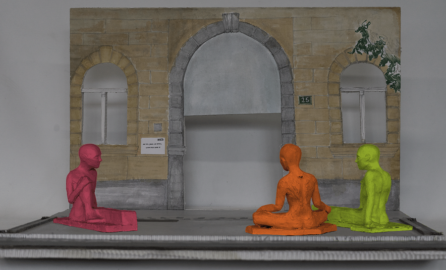 Modelle der Sitzfiguren (Schneidersitz & Langsitz)