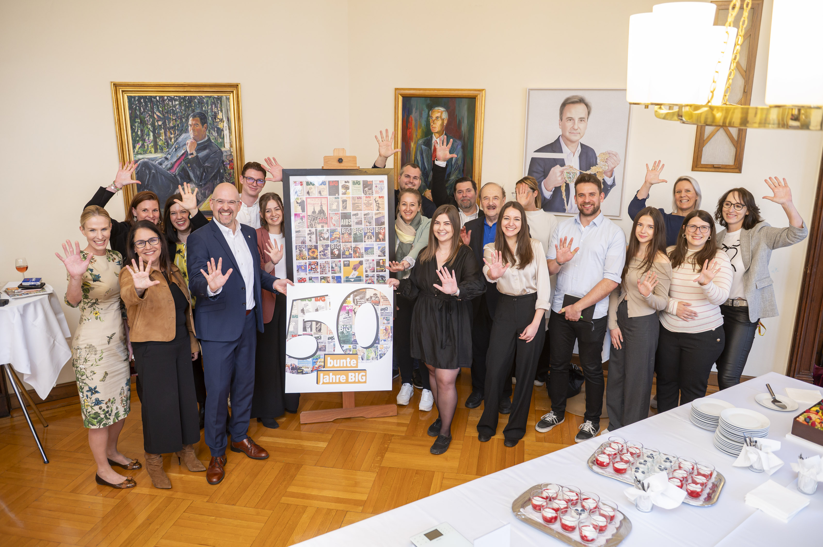 Das Team der Abteilung für Kommunikation.