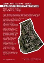 Programm Gedenkfeier der Gedenkinitiative Graz Liebenau