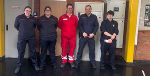 Das Team der Einsatzorganisationen, die sich am Junior Coach beteiligen. © Stadt Graz/SiMa Das Team der Einsatzorganisationen, die sich am Junior Coach beteiligen.