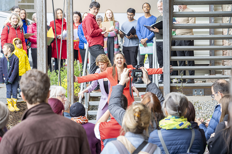 Die "neue, alte" Tennenmälzerei ruft – und die Menschen in Reininghaus kommen. © Stadt Graz/Fischer Die "neue, alte" Tennenmälzerei ruft – und die Menschen in Reininghaus kommen.