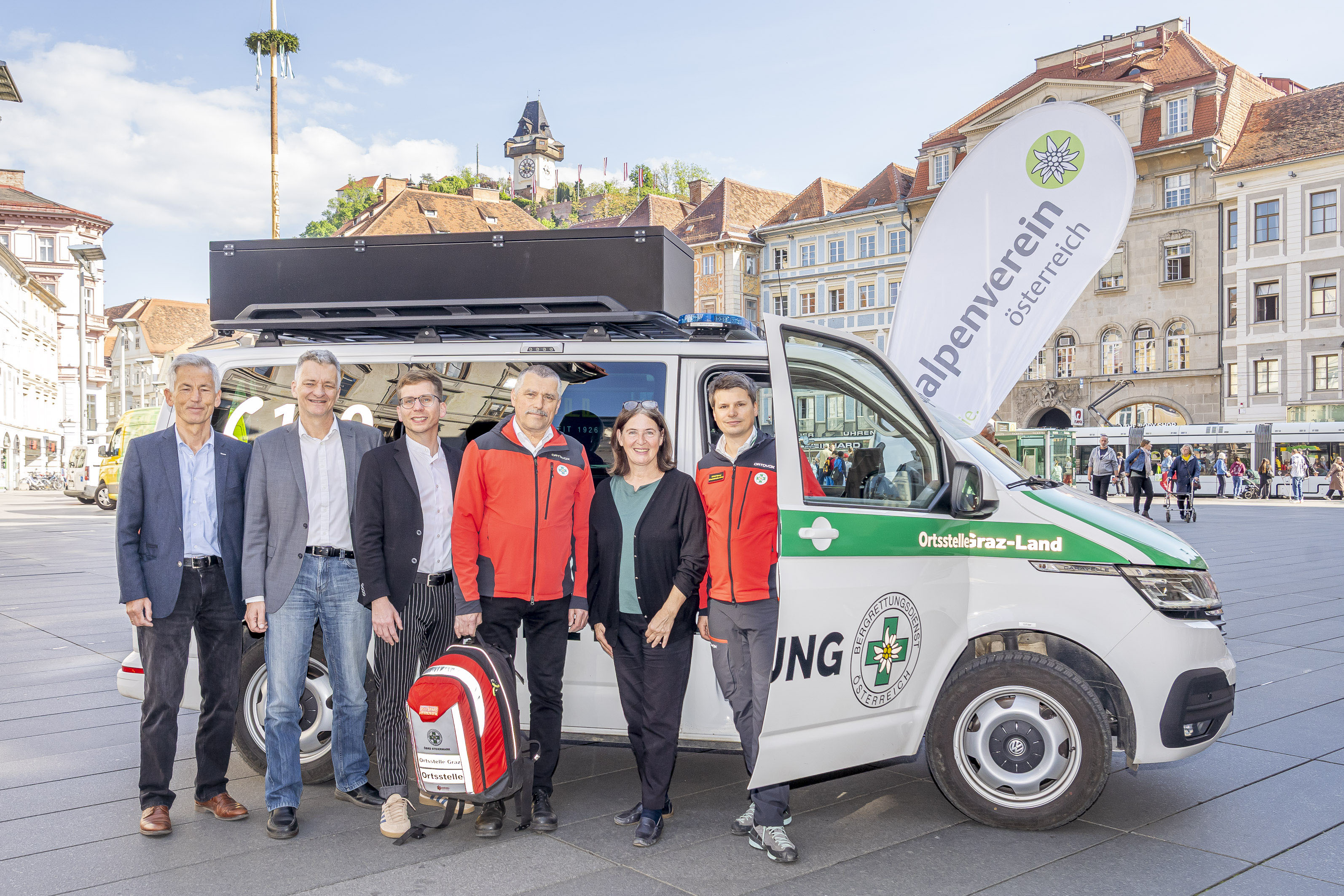 Neues Fahrzeug für die Grazer Bergrettung