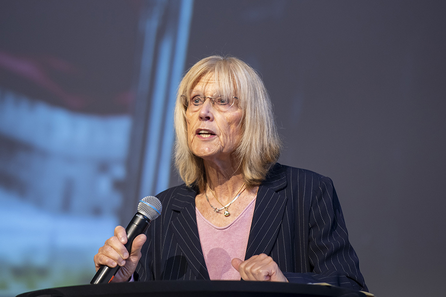 Historikerin Karin Schmidlechner-Lienhart sprach mahnende Worte.