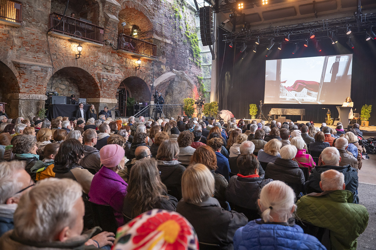 Starkes Zeichen gegen Krieg und Faschismus © Stadt Graz/Fischer Starkes Zeichen gegen Krieg und Faschismus