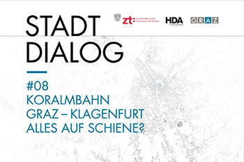 Der achte Teil des Grazer StadtDialogs beschäftigt sich mit dem Thema Koralmbahn. Der achte Teil des Grazer StadtDialogs beschäftigt sich mit dem Thema Koralmbahn.