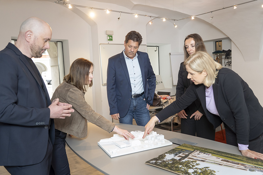Graz baut auf Bildung: Der Architekturwettbewerb für die MS Straßgang hat einen Sieger © Stadt Graz/Fischer Graz baut auf Bildung: Der Architekturwettbewerb für die MS Straßgang hat einen Sieger