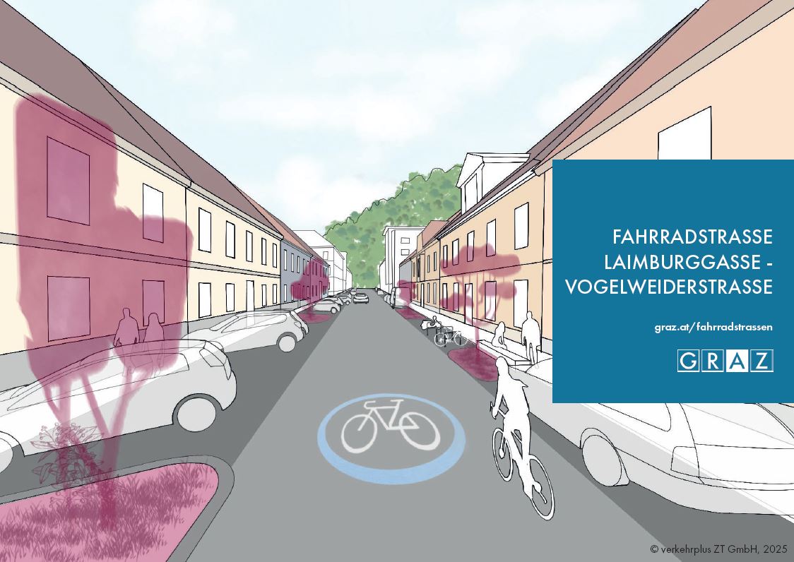Fahrradstraße Laimburggasse - Vogelweiderstraße